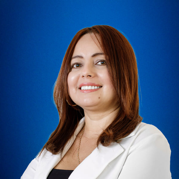 Close up image of Gloria de La Hoz